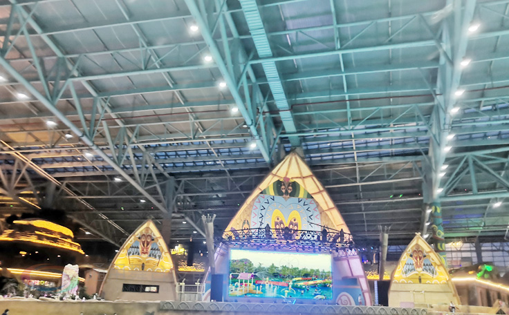 通用舞臺(tái)承建廣州某水世界項(xiàng)目，涉及舞臺(tái)燈光、音響及舞臺(tái)吊桿系統(tǒng)全面竣工，打造沉浸式演藝新標(biāo)桿